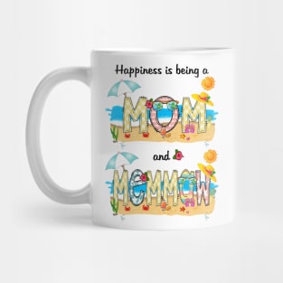 Happiness Is Being A Mom And Memmaw Summer Beach Happy Mother's Mug